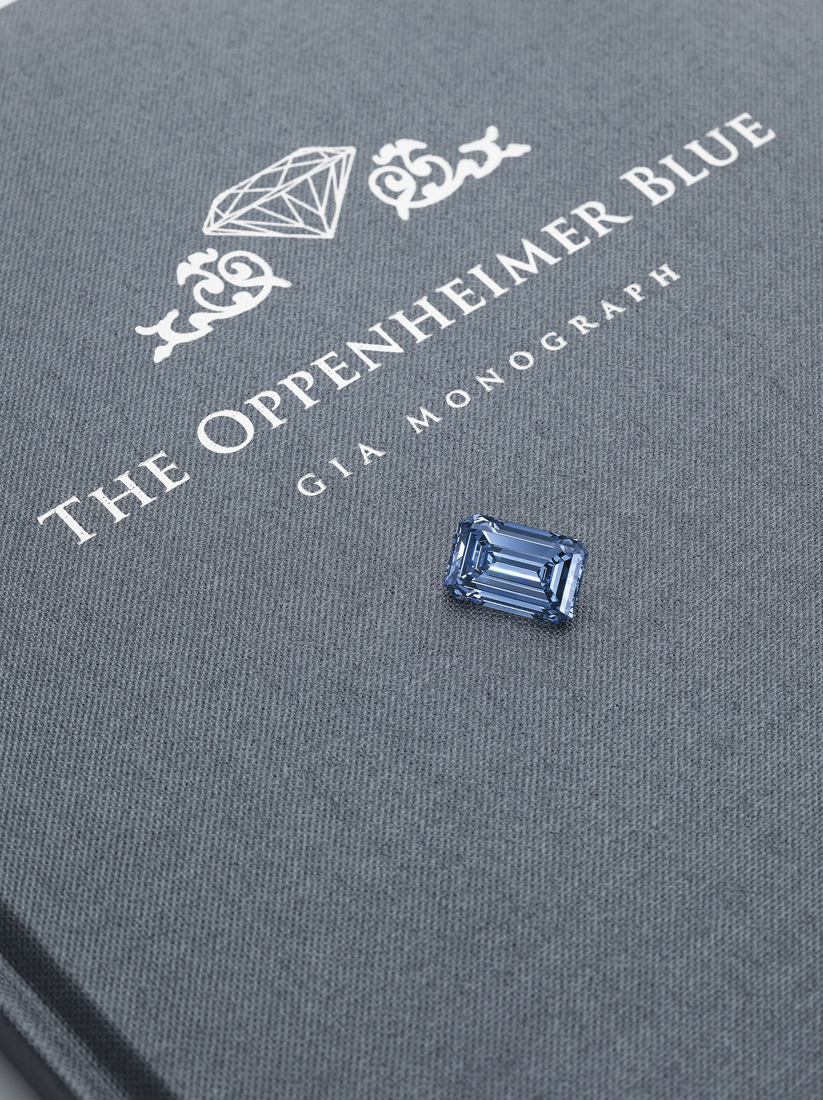 The Oppenheimer Blue diamond, which carries an estimate of US$38 million (A$50 million) to US$45 million (A$65 million). Source: Christie's