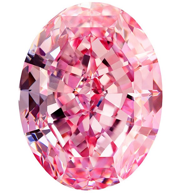 A pink diamond.