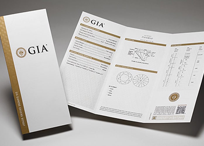 GIA certification.