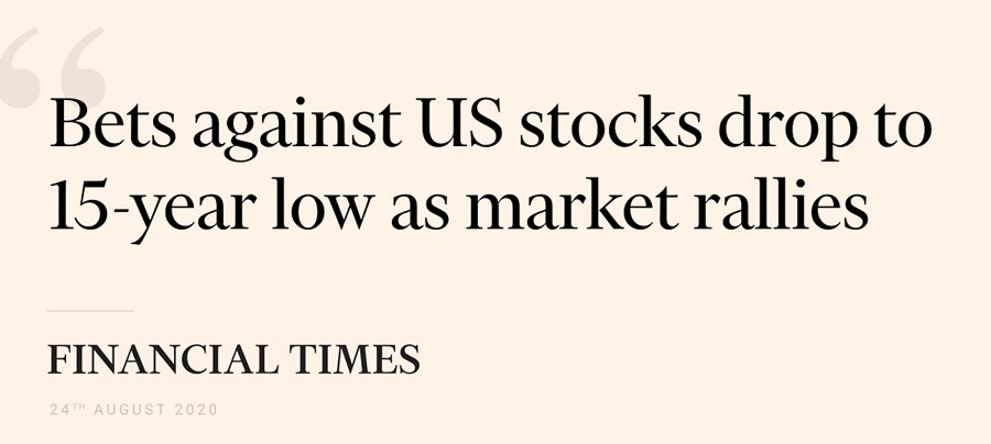 Financial Times article headline