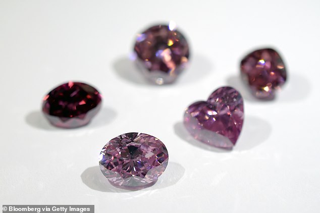 A selection of beauties from last year’s Argyle Pink Diamond Tender