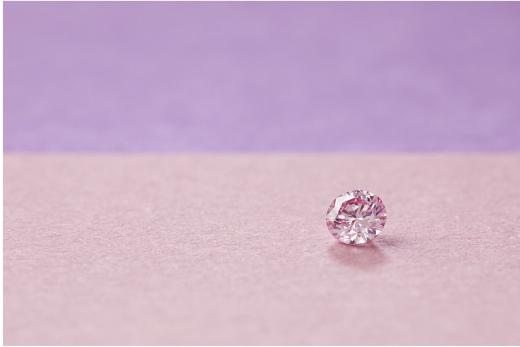A pink diamond from The Legacy Collection.