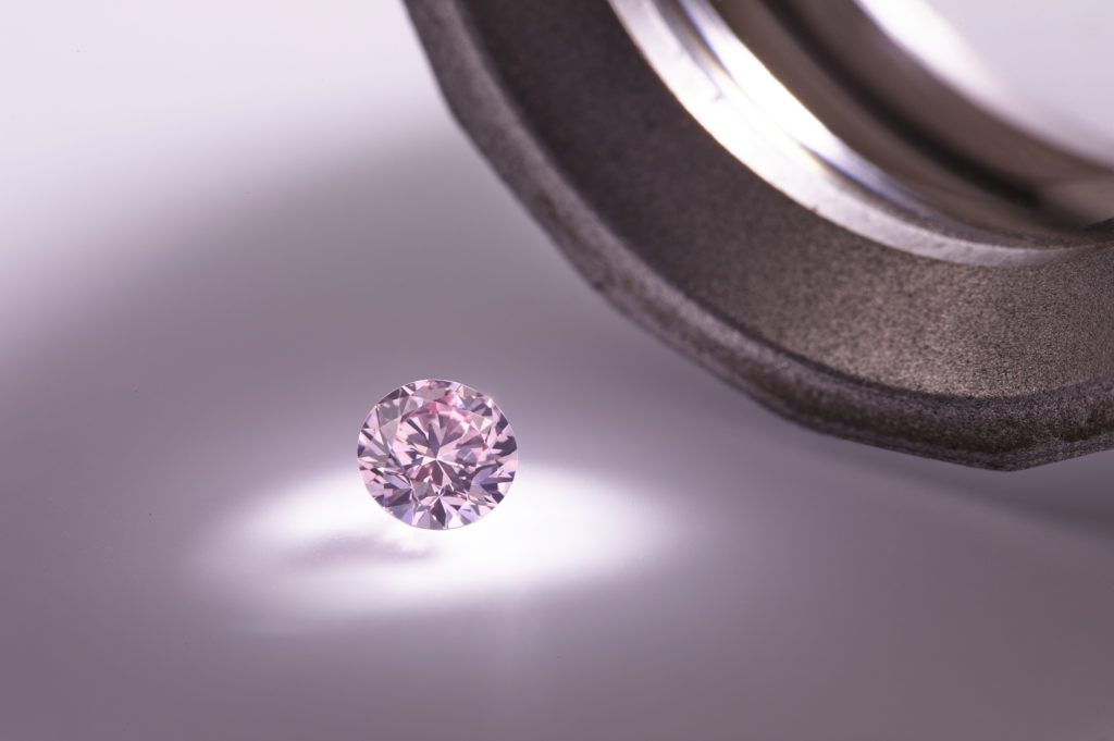 A pink diamond from The Legacy Collection.