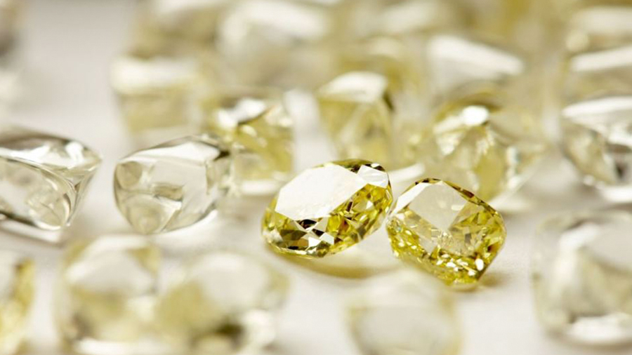 Yellow diamonds