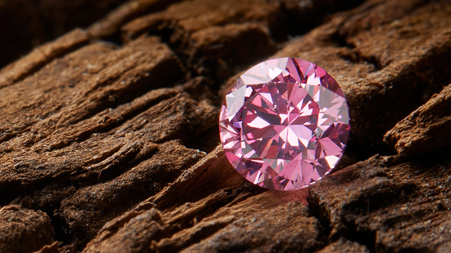 A pink diamond from the Argyle Mine
