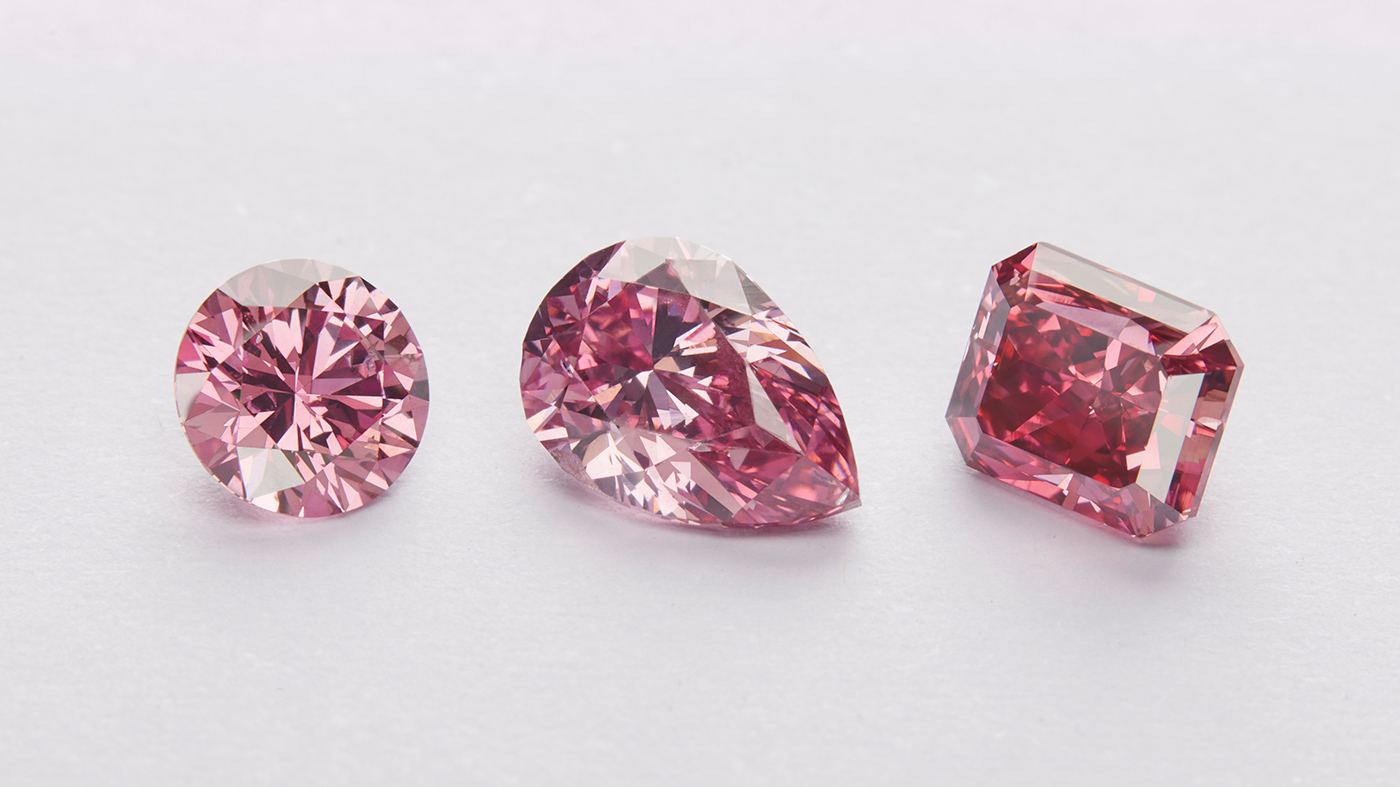  Pink diamond from Rio Tinto’s Argyle mine